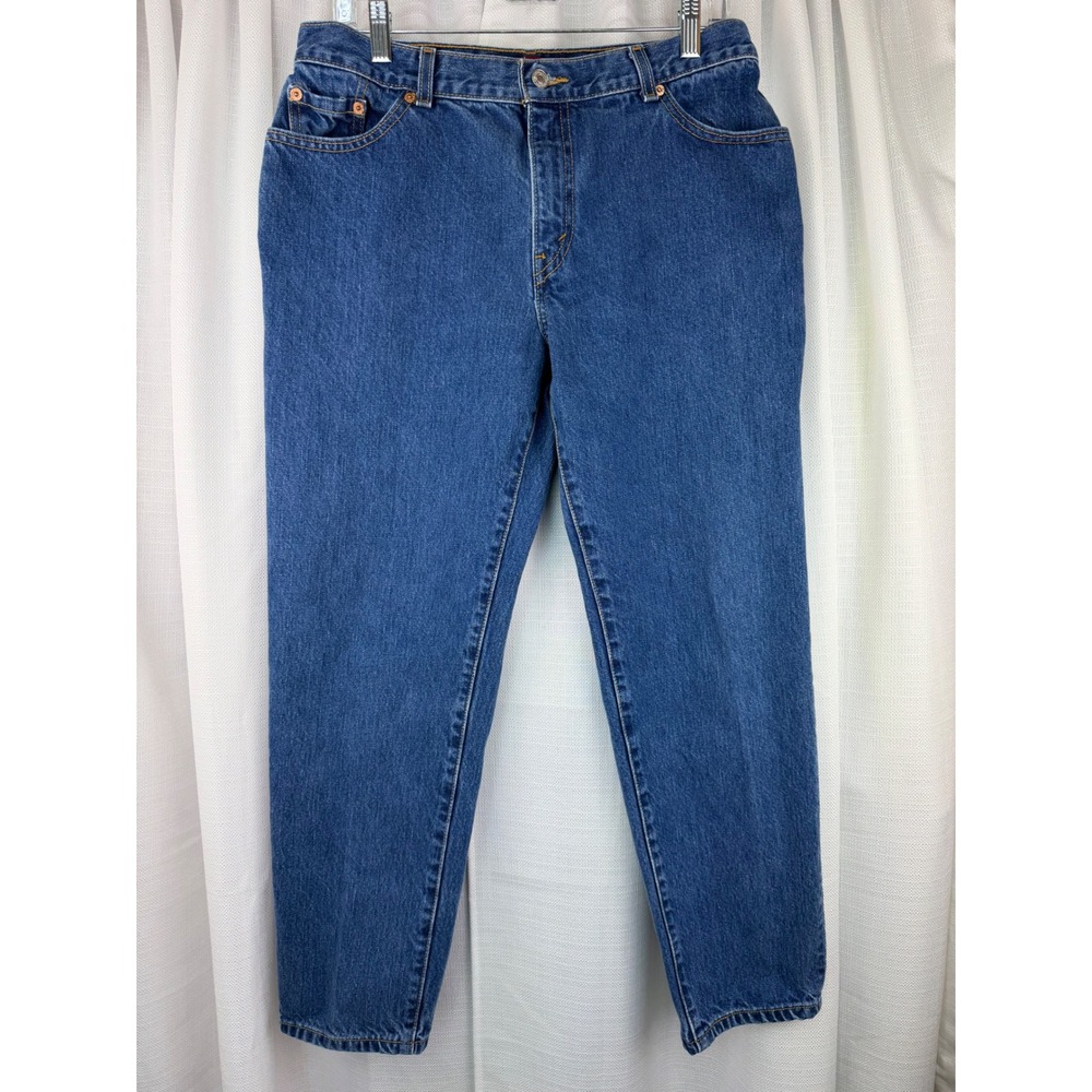 Levis 550 Classic Relaxed Fit Tapered Leg Jeans Medium Wash Blue 14 Pet M 34x28